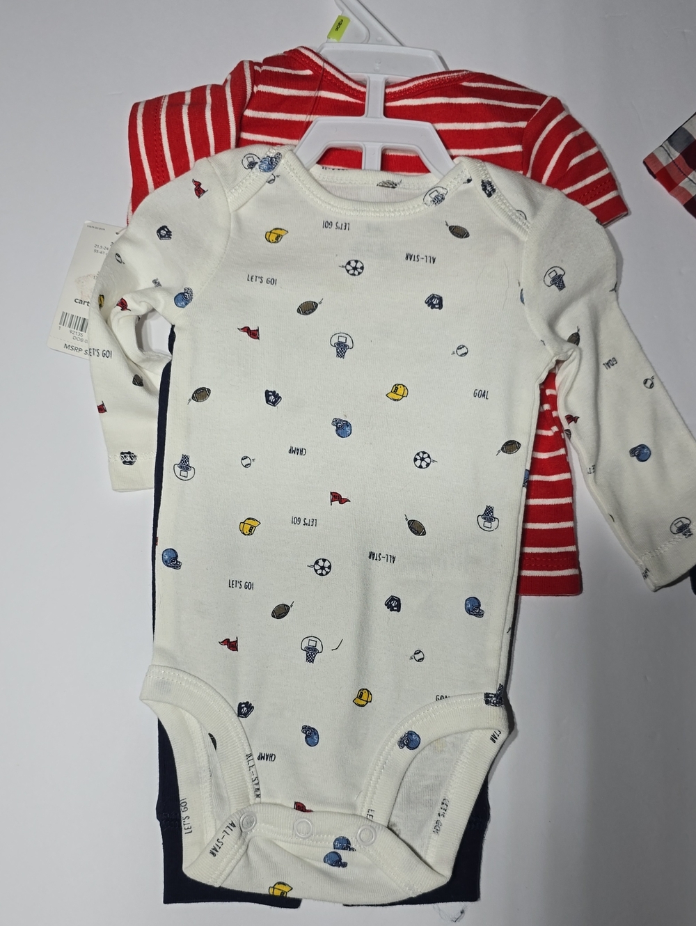 (2) Carter's Boys Size 3 Months Outfits NWT - Picture 2 of 11